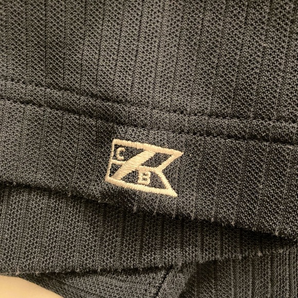 Baltimore Orioles Black Ribbed Polo Shirt Cutter and Buck Men’s Medium - Picture 7 of 8